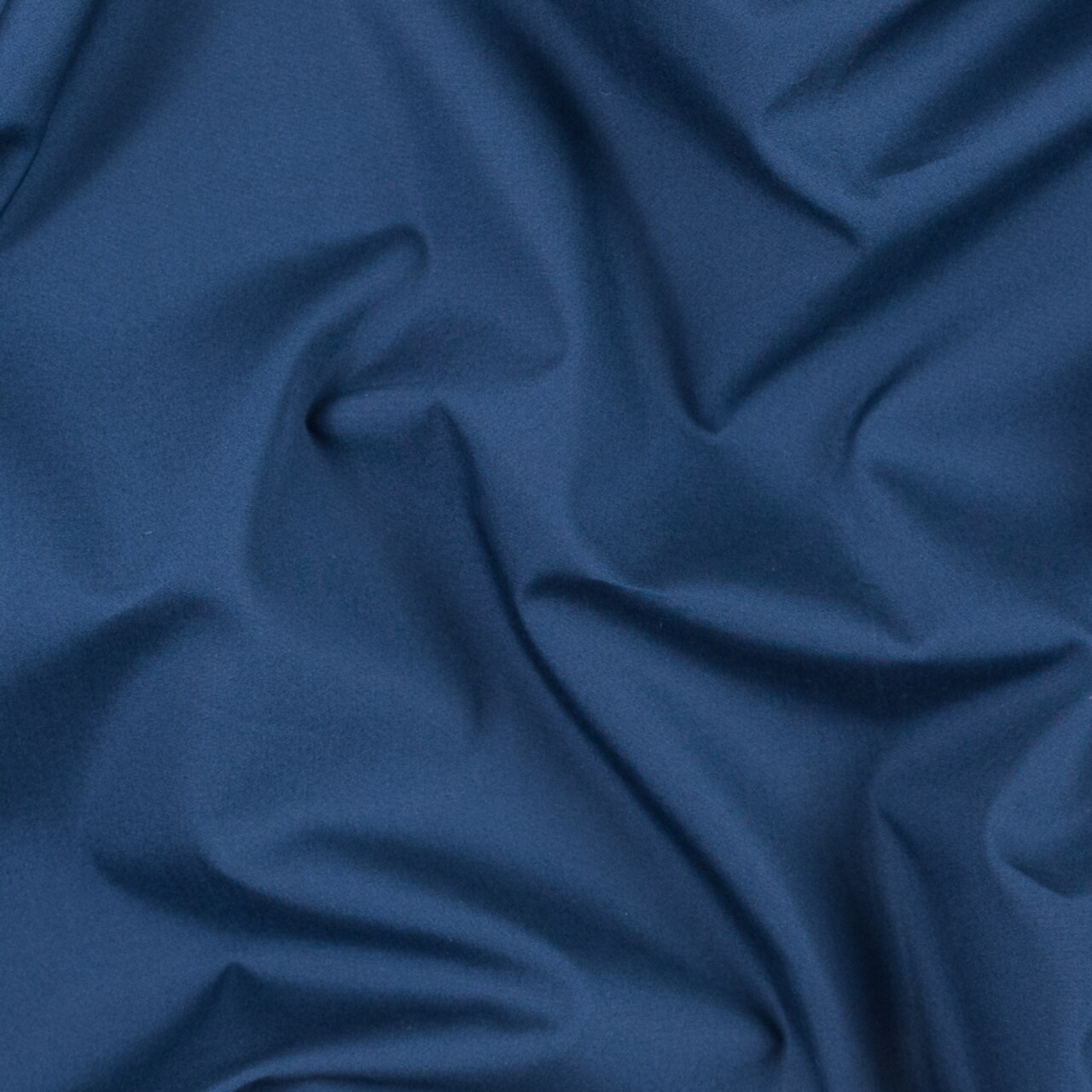 1 Yard Navy Pima Cotton Broadcloth Fabric for Premium Shirting